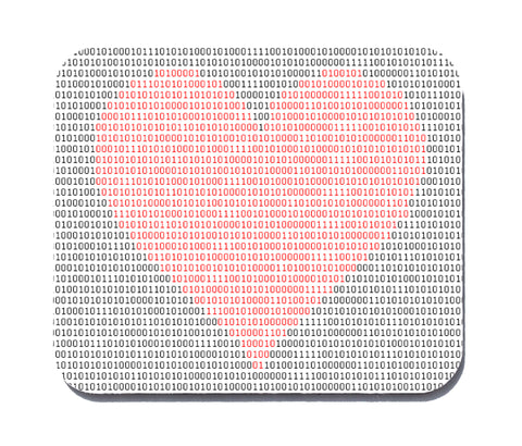 Binary Heart - mouse pad for geeks, nerds and scientists