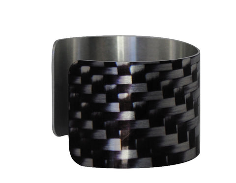 Carbon Fiber Image Aluminum Cuff