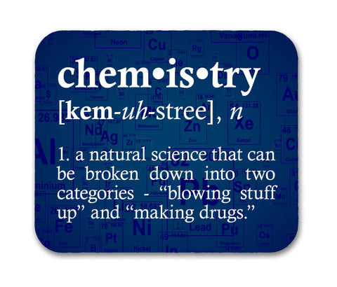Chemistry Definition Mouse Pad