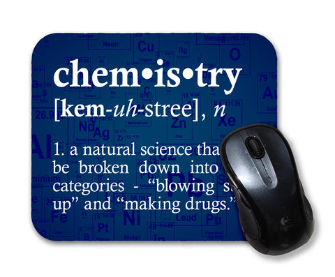 Chemistry Definition Mouse Pad