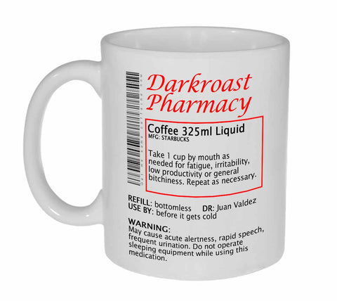 Coffee Prescription Funny Coffee or Tea Mug
