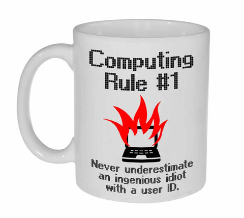 Computing Rule #1 Funny Programming Coffee or Tea Mug
