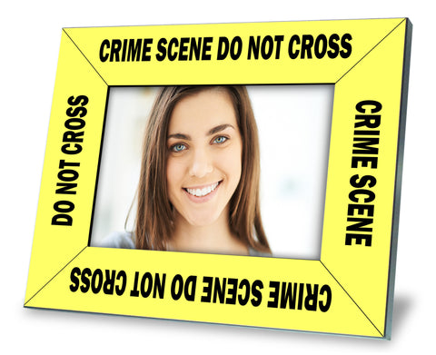 Crime Scene Tape Picture Frame