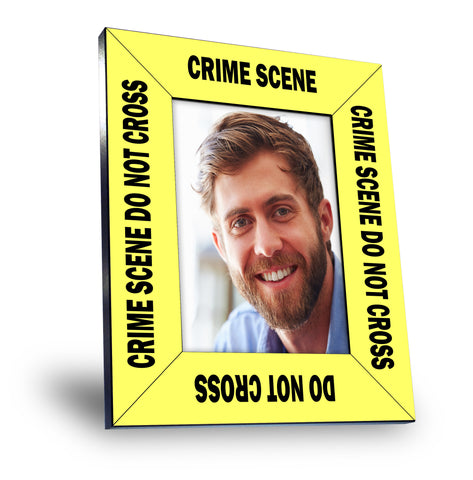 Crime Scene Tape Picture Frame