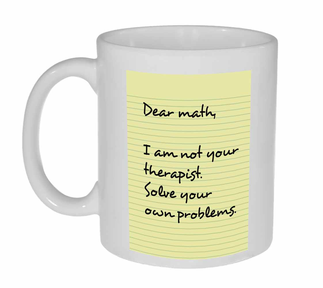 Dear Math Funny Coffee or Tea Mug – Neurons Not Included™