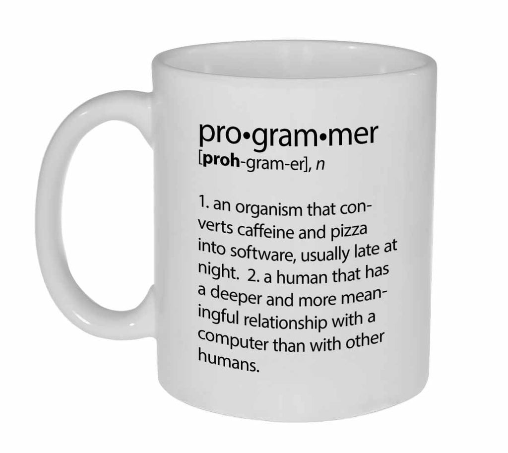 Programmer Definition Coffee or Tea Mug