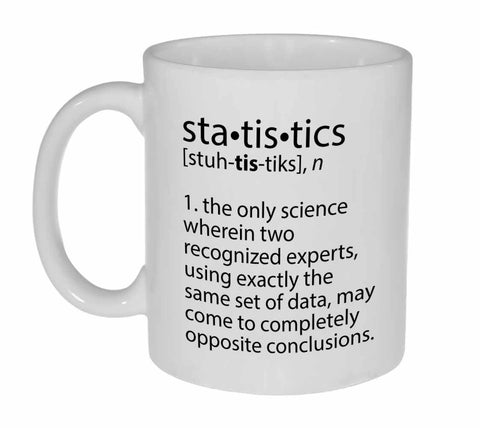 Statistics Definition Coffee or Tea Mug