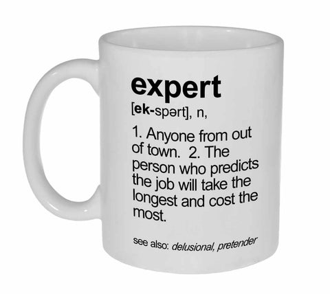 Expert Definition Coffee or Tea Mug