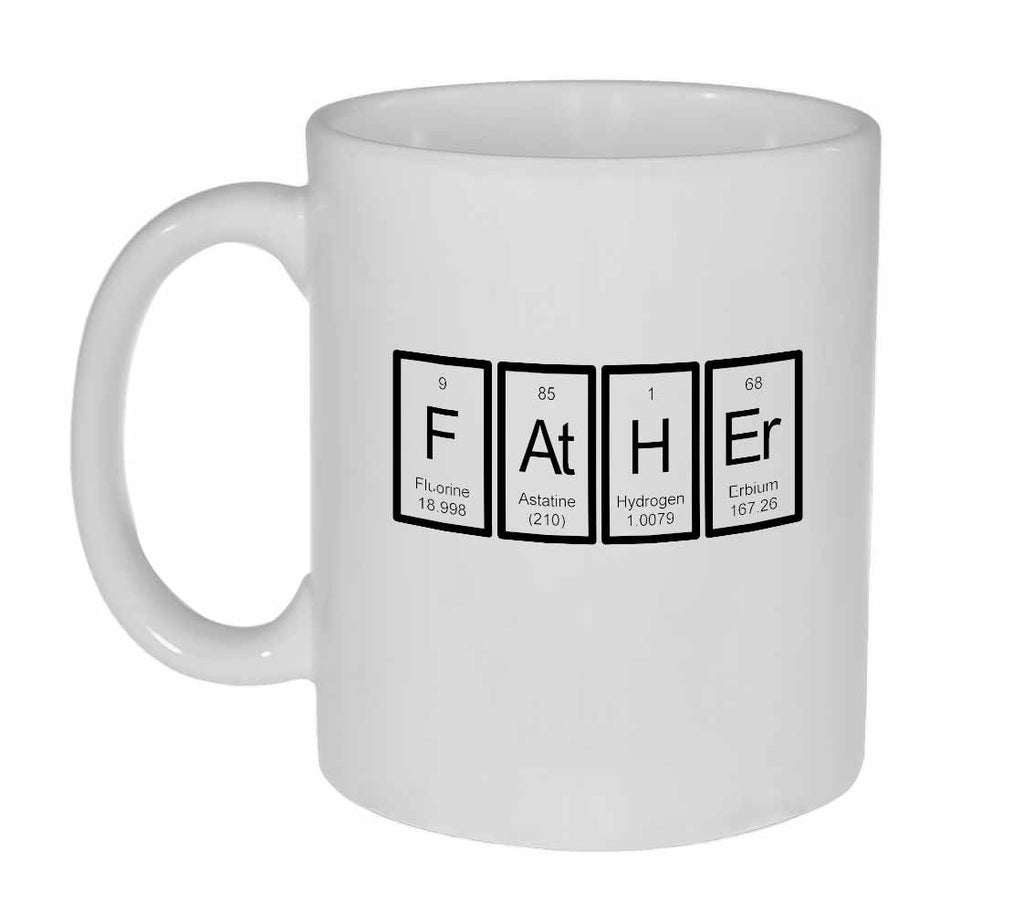 Father Periodic Table of Elements Coffee or Tea Mug
