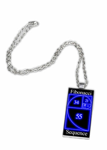 Fibonacci Golden Ratio  Pendant Necklace