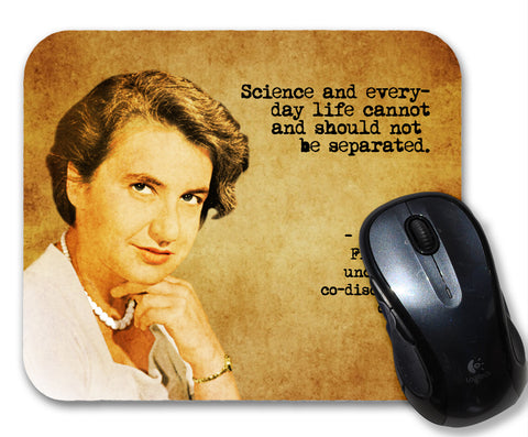 Rosalind Franklin Quote Mouse Pad