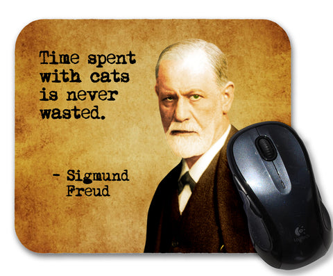 Sigmund Freud Quote Mouse Pad