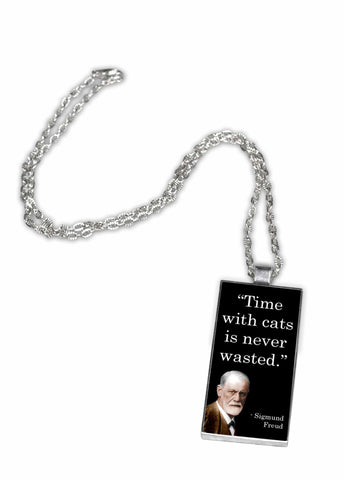 Sigmund Freud Famous Scientist Quote  Pendant Necklace