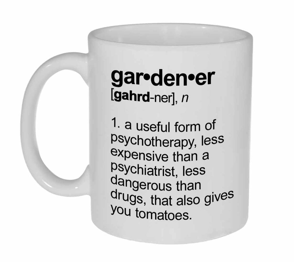 Gardener Definition Funny Coffee or Tea Mug