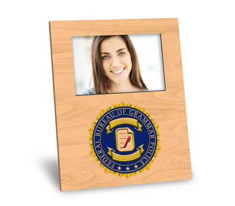 Grammar Police Picture Frame