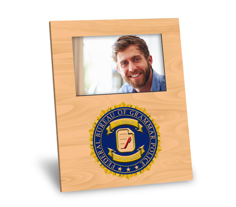Grammar Police Picture Frame