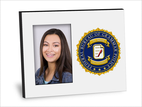 Grammar Police Picture Frame