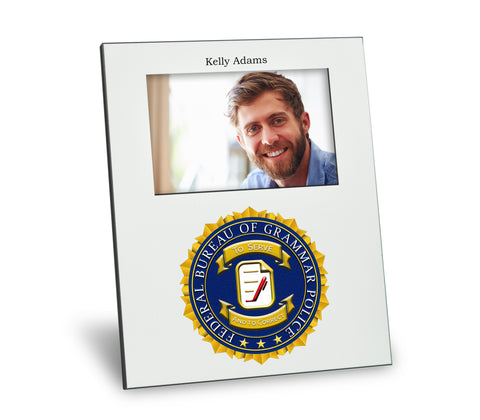Grammar Police Picture Frame