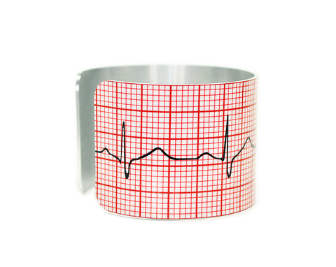 Heart monitor EKG Tape Aluminum Bracelet Cuff