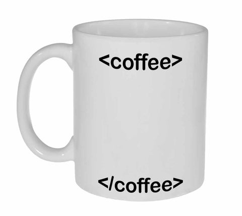 Coffee HTML Coffee Mug
