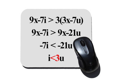  Romantic Algebra Love Equation Mouse Pad