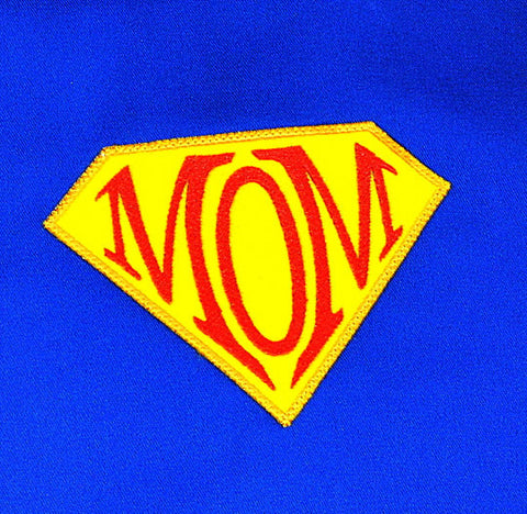Super Mom Super Hero Embroidered Adjustable Apron