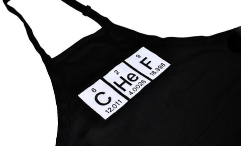Chef Periodic Table Embroidered Adjustable Apron - Grilling Apron