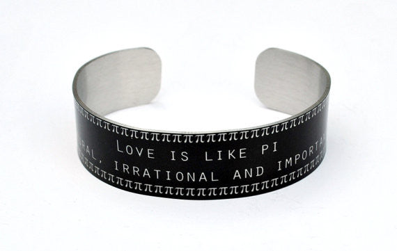 love is like pi bracelet