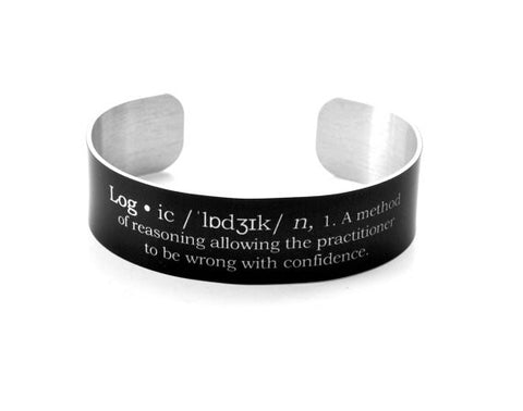 Definition of Logic Aluminum Geek Bracelet