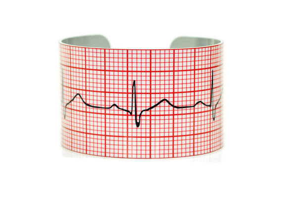 Heart monitor EKG Tape Aluminum Bracelet Cuff