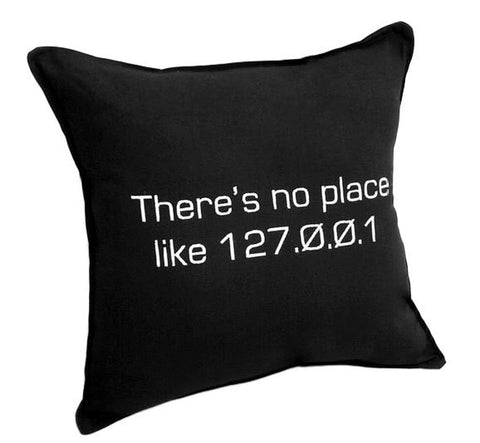 No place like home IP address Pillow