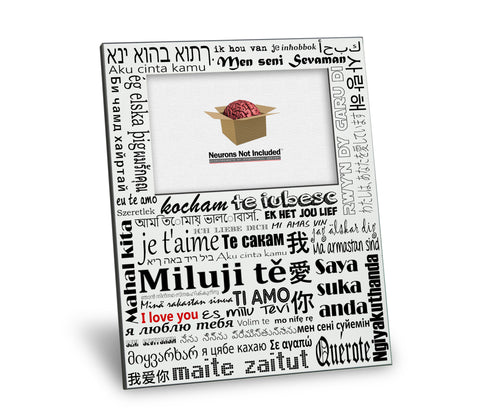 I Love You in Many Languages Picture Frame