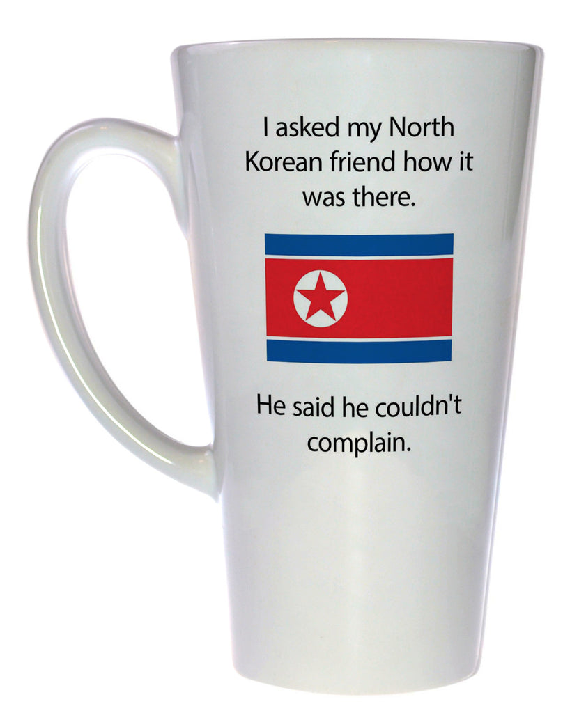North Korea Conditions Tall Coffee or Tea Mug, Latte Size