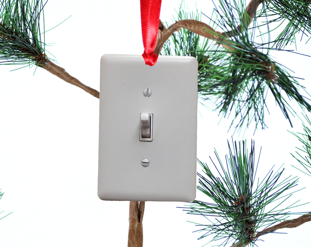 Light Switch Funny Christmas Tree Ornament