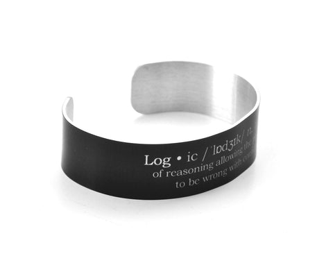 Definition of Logic Aluminum Geek Bracelet