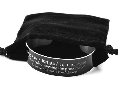 Definition of Logic Aluminum Geek Bracelet