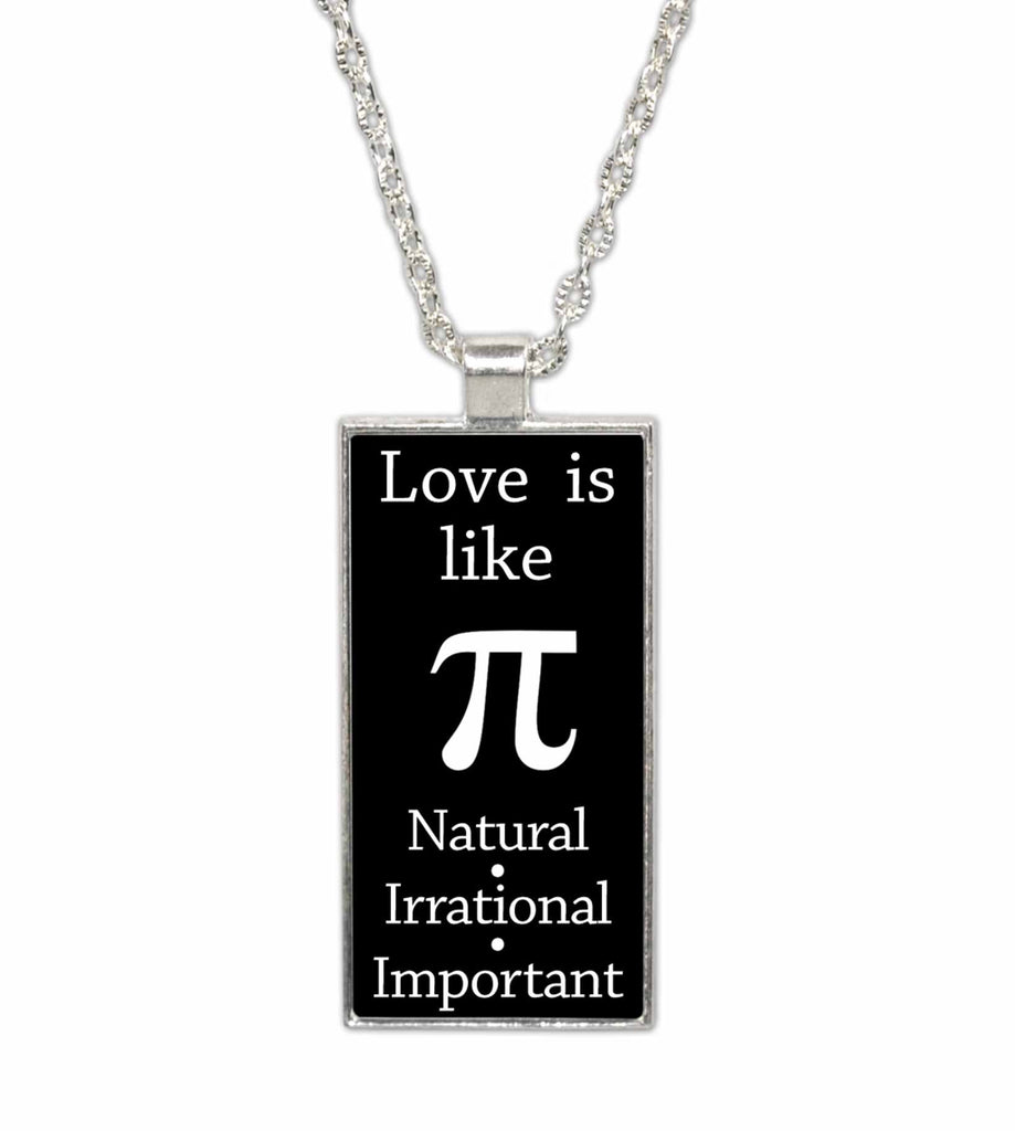 Love is Like Pi  Pendant Necklace