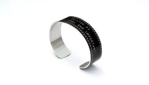 Love is Like Pi Aluminum Geekery Cuff Jewelry