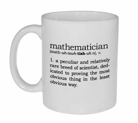 Mathematician Definition Coffee or Tea Mug