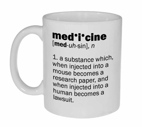 Medicine Definition Coffee or Tea Mug