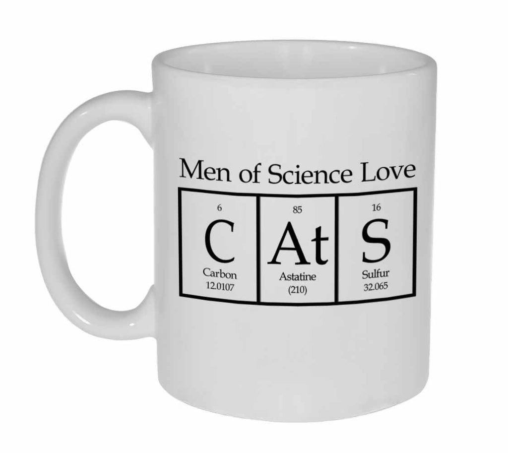 Cat Periodic Table Men of Science Coffee or Tea Mug