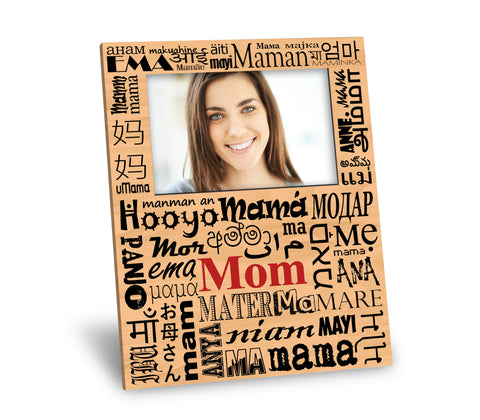 Mom in Many Languages Picture Frame
