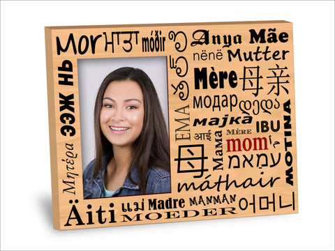 Mom in Many Languages Picture Frame