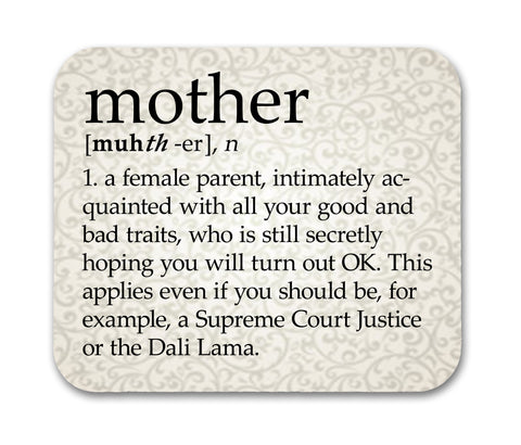 Mother Definition Mouse Pad Perfect Mother's Day Gift
