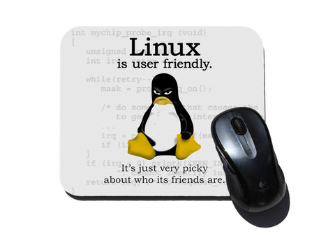 Linux Is User Friendly, But Picky About Its Friends Mouse Pad