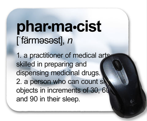 Pharmacist Definition Mouse Pad