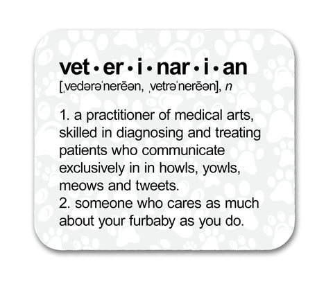 Veterinarian Definition Mouse Pad