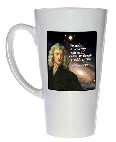 Isaac Newton - Famous Scientists Series Coffee or Tea Mug, Latte Size