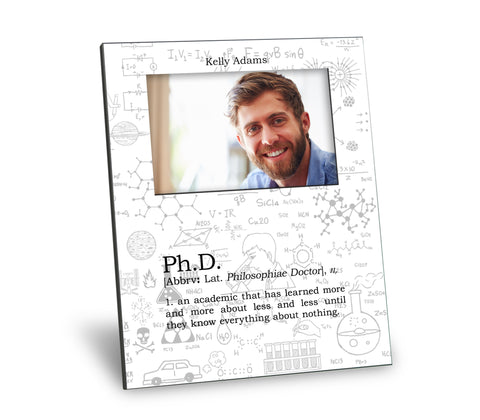 Ph.D. Definition Picture Frame