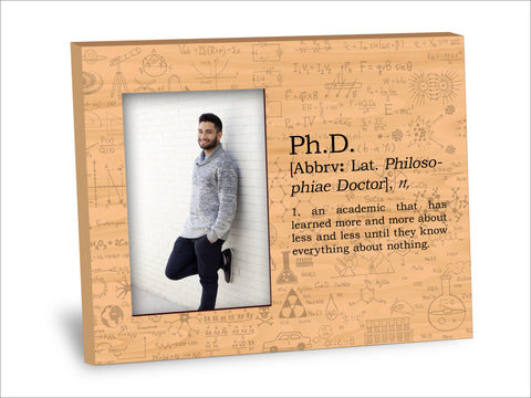 Ph.D. Definition Picture Frame